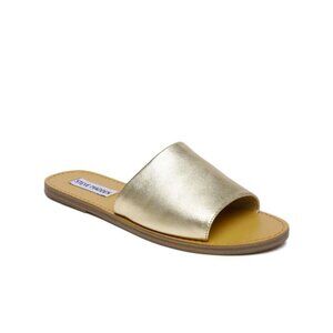 Steve Madden Metallic Slides  - Size 7.5